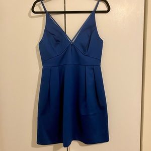 Topshop Blue Mini Dress